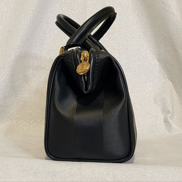 ** SOLD on VC** Vintage FENDI Black Stripe Mini Bag - Picture 2 of 14